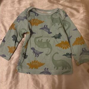 Carter's Dino Adventure Long Sleeve Shirt - Green and Yellow
